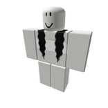 white crop top w black wavy ext