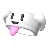 White Cute Puppy Hat