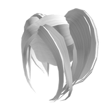 White Cutesy Pigtails