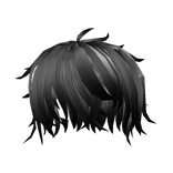 White Degraded Emo Messy Hair