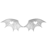 White Delicate Bat Wings