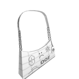 White Doodle Double Chain Black Bag 3.0 :(