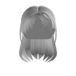 White Fairy Ponytail With Curly Bangs