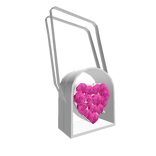 White Fashion Rose Backpack-Classic