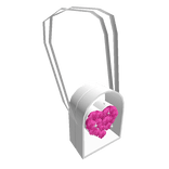 White Fashion Rose Backpack-Girl