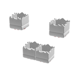 White Fluffy Socks w/ Pink Paw Beans