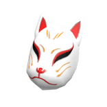 White Fox Mask on Side