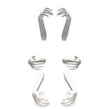 White Gold Seraphim Hands