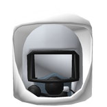 White Hazmat Helmet Mask