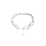 White Heart Locket Necklace 3.0