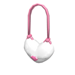 White Heart Purse