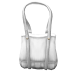 White Jean Tote