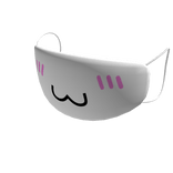 White Kawaii Face Mask