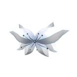 White Lotus Flower Top