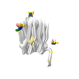 White Magic Grass Spiky Noob Fairy Star Hat Anime