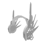 White Mecha Wing Headphones