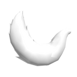 White Mega Fluffy Tail