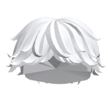 White Messy Front Swoop