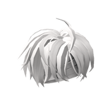 White Messy Hair and Bandages 