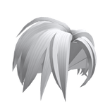 White Messy Middle Part