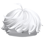 White Messy Side Swoop