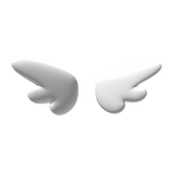 White Mini Wings
