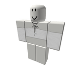 White Off-Shoulder cropped top with choker