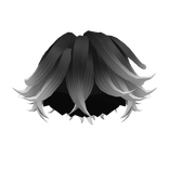 White Ombre Styled Pushed Hair