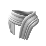 White Oversized Scarf