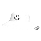 White Pierced Punk Hat