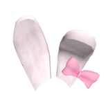 White Plush Bunny Ears