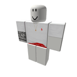 White polo ''cdg'' tee with tats