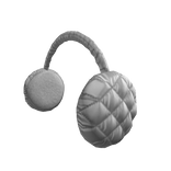 White Puffy Earmuffs