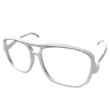 White Retro Glasses