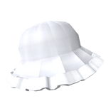 White Ruffle Hat