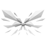 White Shattered Gem Wings
