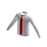 White Shirt Red Tie