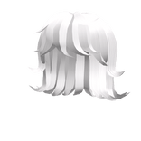 White Short Wolf Cut