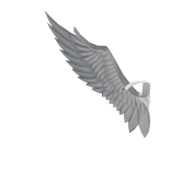 White Shoulder Wing (Right)