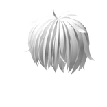 White Shy Anime Hair