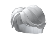 White Side Sweep Hair