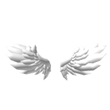 White Small Cherub Wings