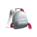 White Strawberry Backpack