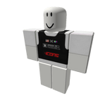 White tee w ''icon'' Vest