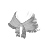 White Tied Lace Shawl