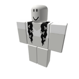 white top w/ double butterfly black hair ext