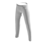 White Tracksuit Pants With Drawstrings