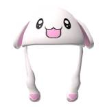 White Trendy Fluffy Bunny Hat