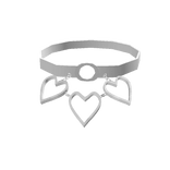 White Triple Heart Choker (3.0)