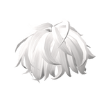 White Wavy Hairstyle